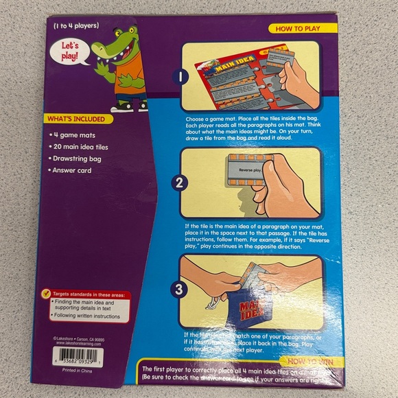 TRICKY TRACKS MAIN IDEA LEARNING GAME AGES 7 AND UP - Picture 2 of 11